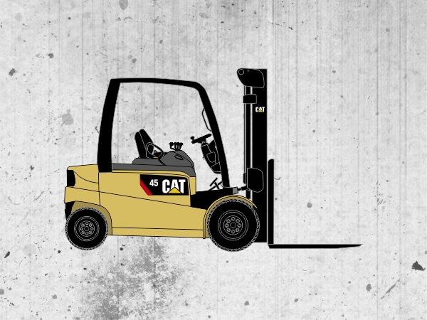 Cat® EP40-55(N)(H) elektromos targoncák